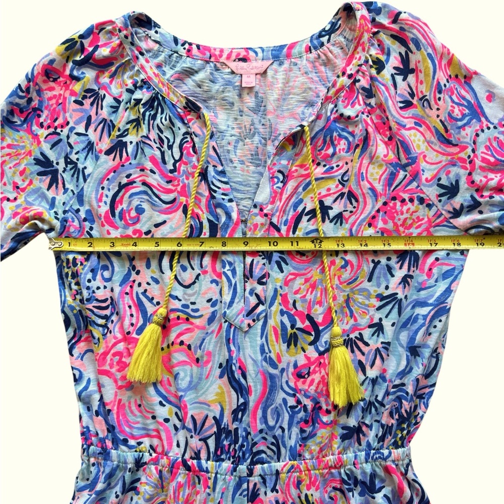 Lilly Pulitzer Del Lago Romper So Sofishisticated Medium - Picture 5 of 14
